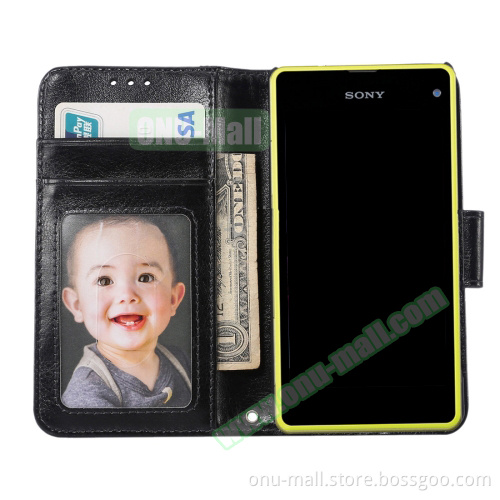 Photo Frame Flip Leather Case for Sony Xperia Z5 Compact / Z5 Mini